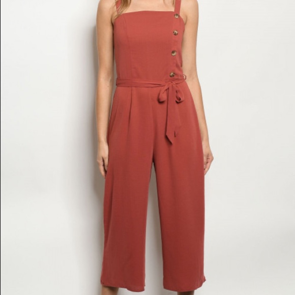 Rust Jumpsuit